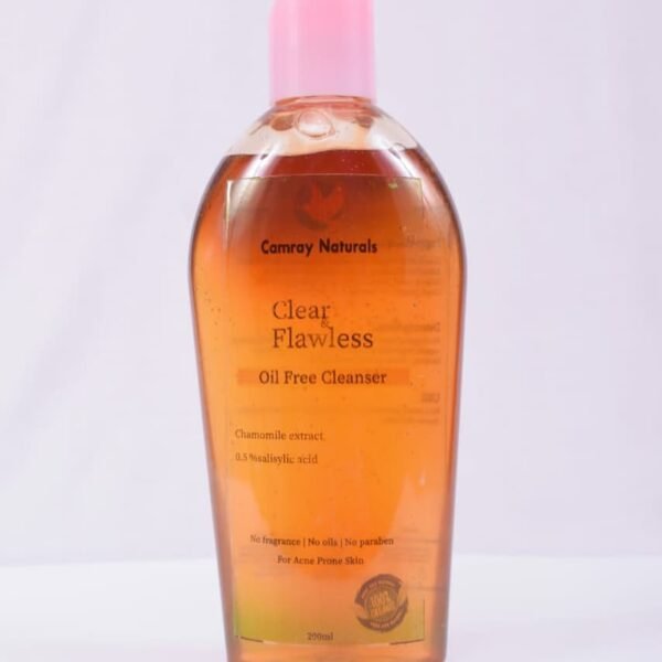 Clear and flawless oil free cleanser